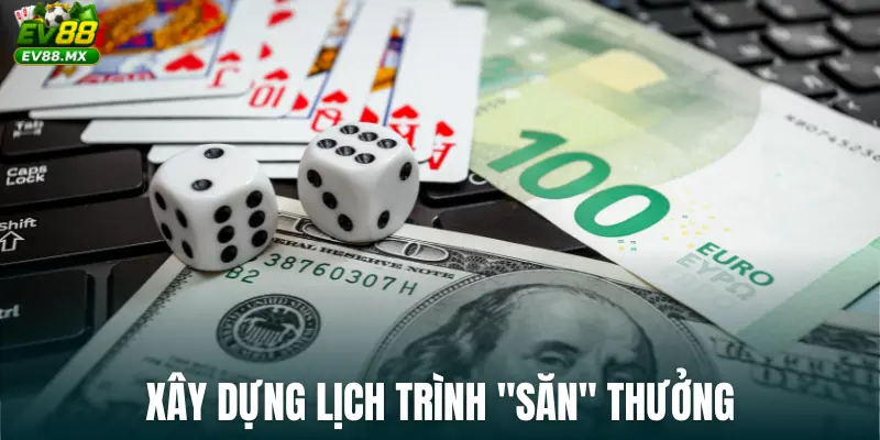 Xây dựng lịch trình "săn" thưởng