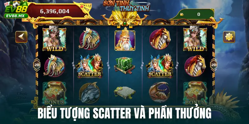 Biểu tượng Scatter và phần thưởngBiểu tượng Scatter và phần thưởng